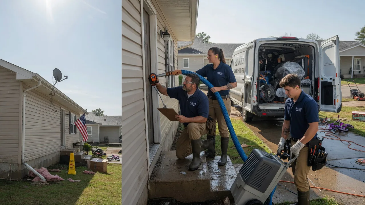 Ceiling Water Damage Restoration in Marietta, MS near me